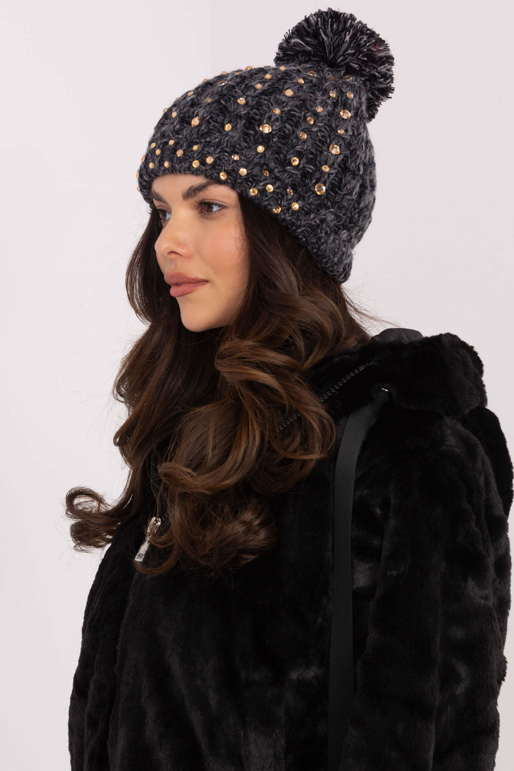 Bonnet femme AT — noir