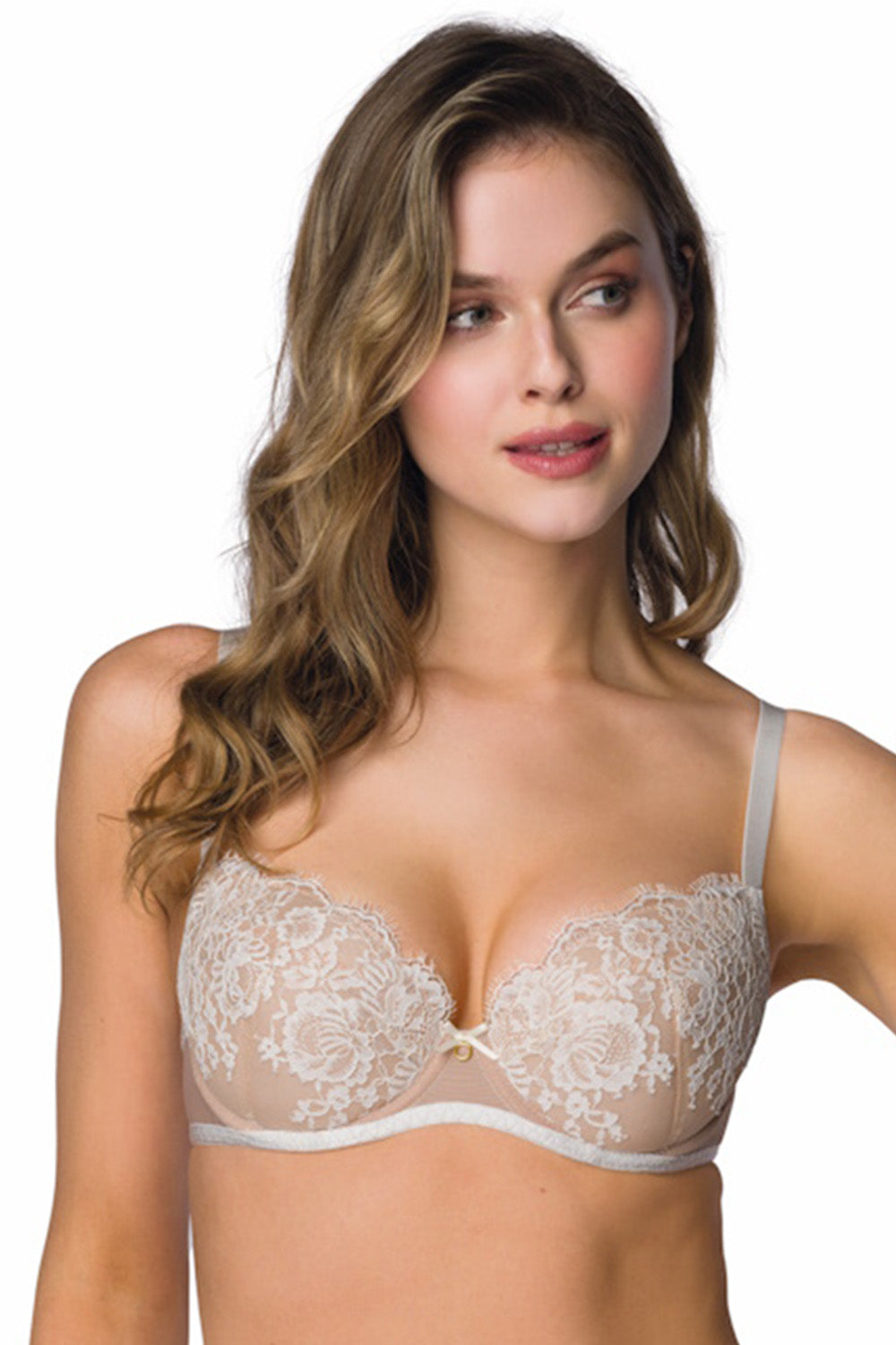 Soutien-gorge push-up femme Mat — beige