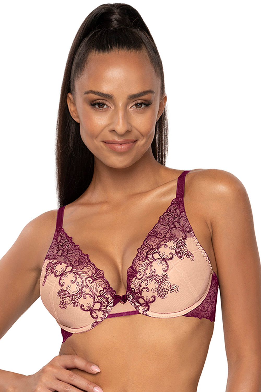 Soutien-gorge push-up femme Mat — beige