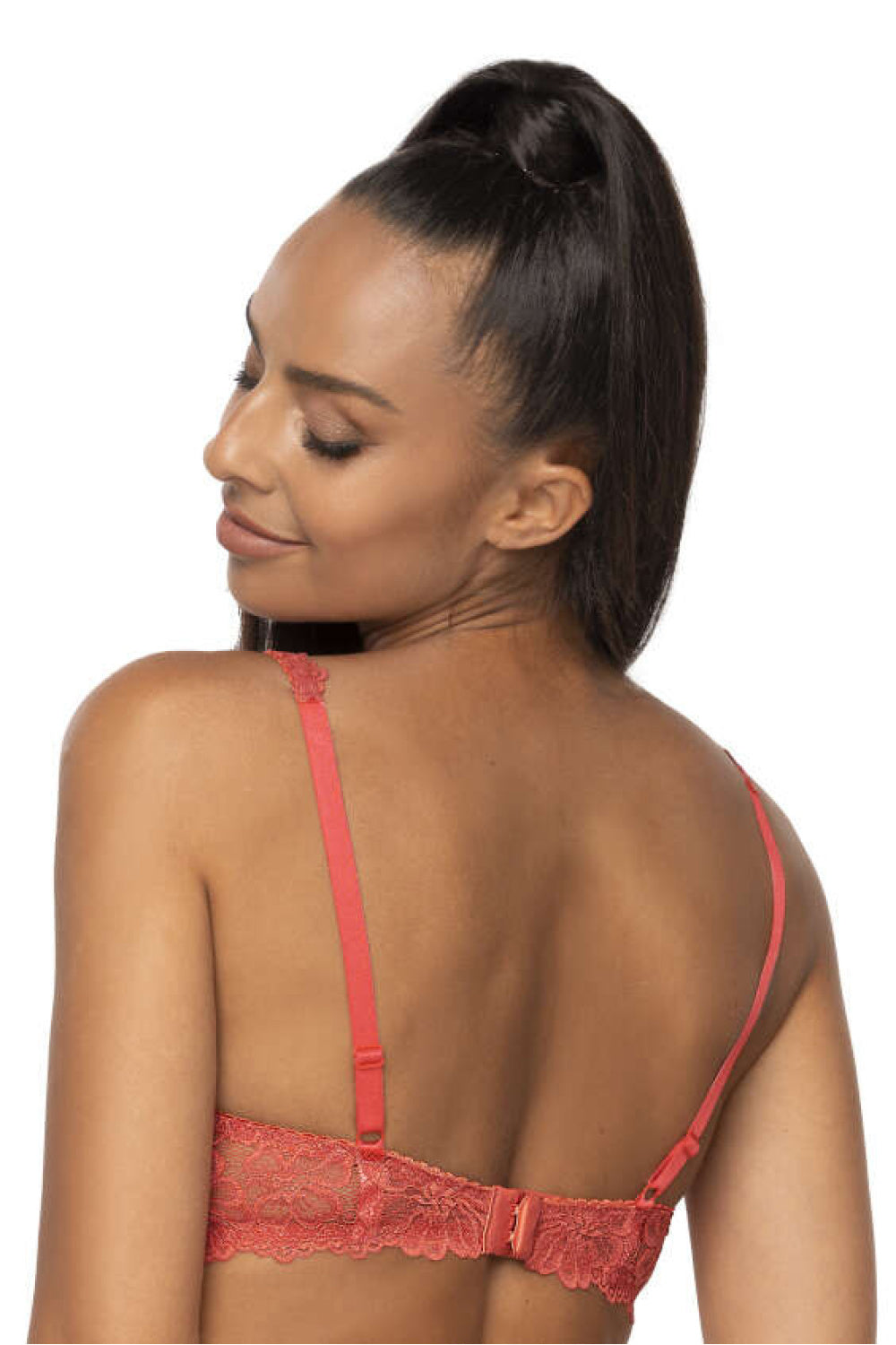 Soutien-gorge push-up femme Mat — orange