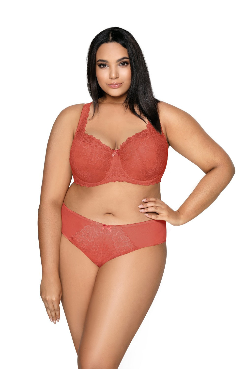 Soutien-gorge push-up femme Mat — orange