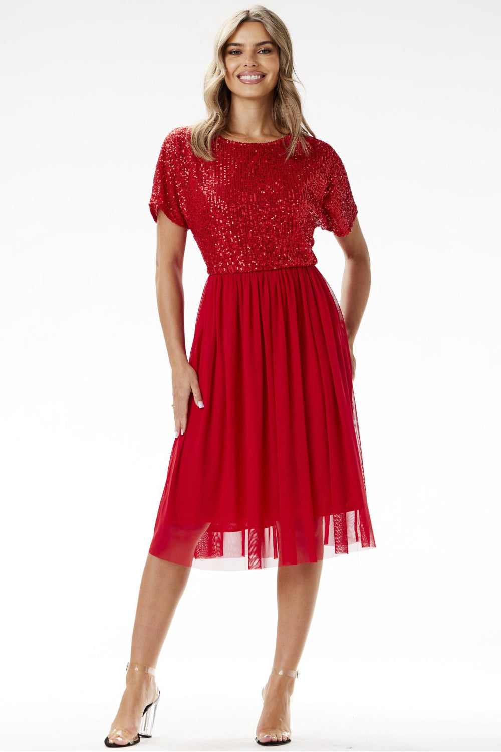 Robe femme awama De Soirée De — rouge
