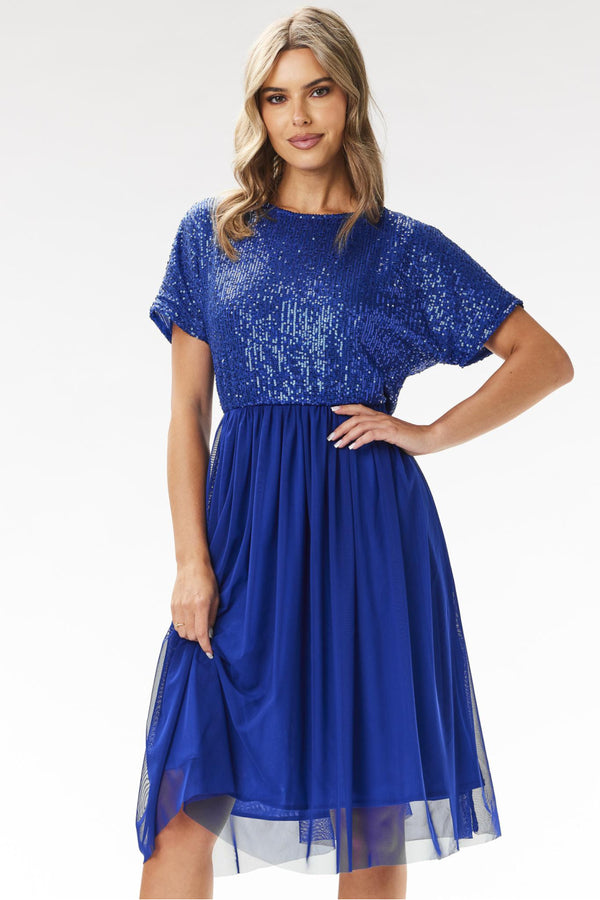 Robe femme awama De Soirée De — bleu
