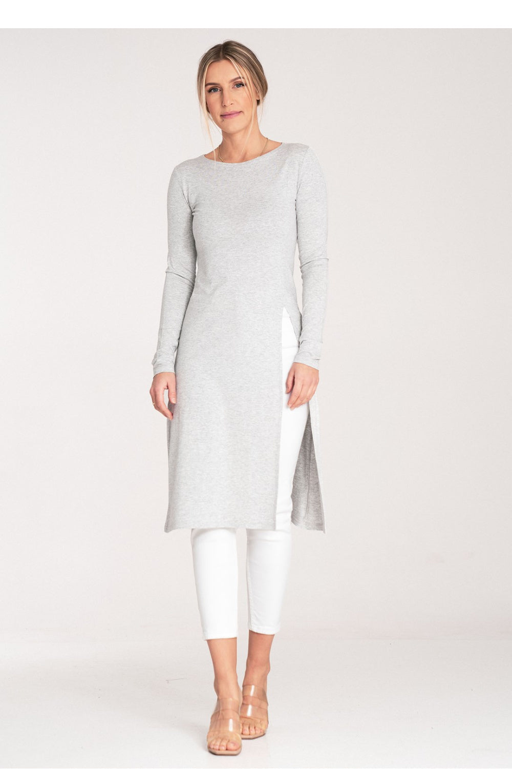 Blouse femme Figl Tunique Tunique — gris