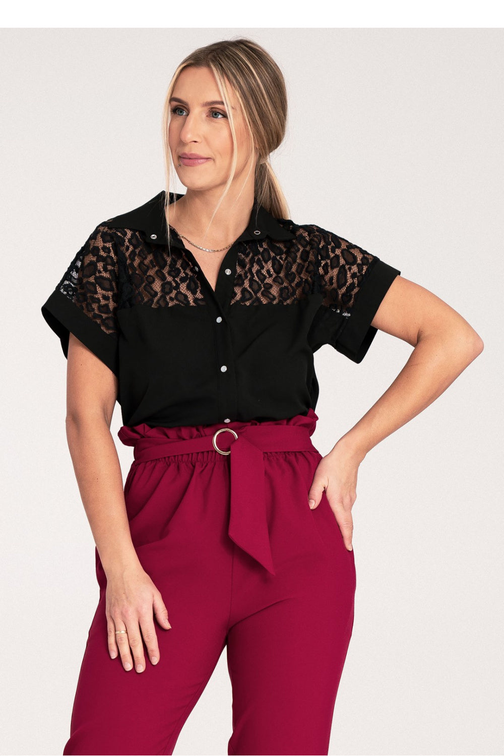 Blouse femme Figl — noir