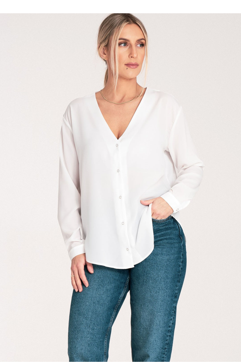 Blouse femme Figl — beige