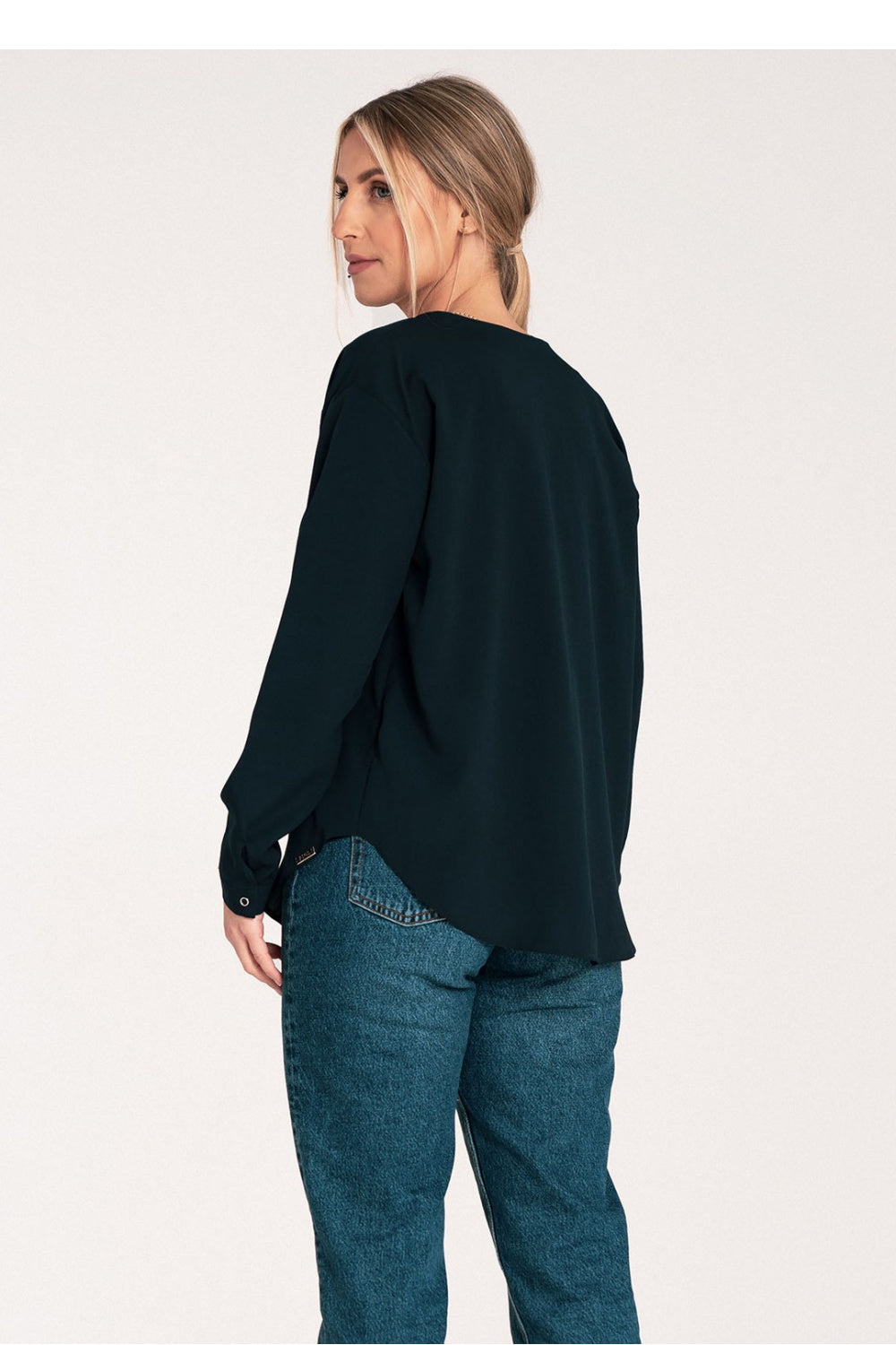 Blouse femme Figl — bleu marine
