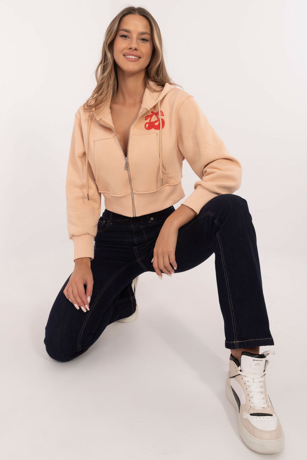 T-shirt femme Factory Price Sweatshirt Sweatshirt — brun