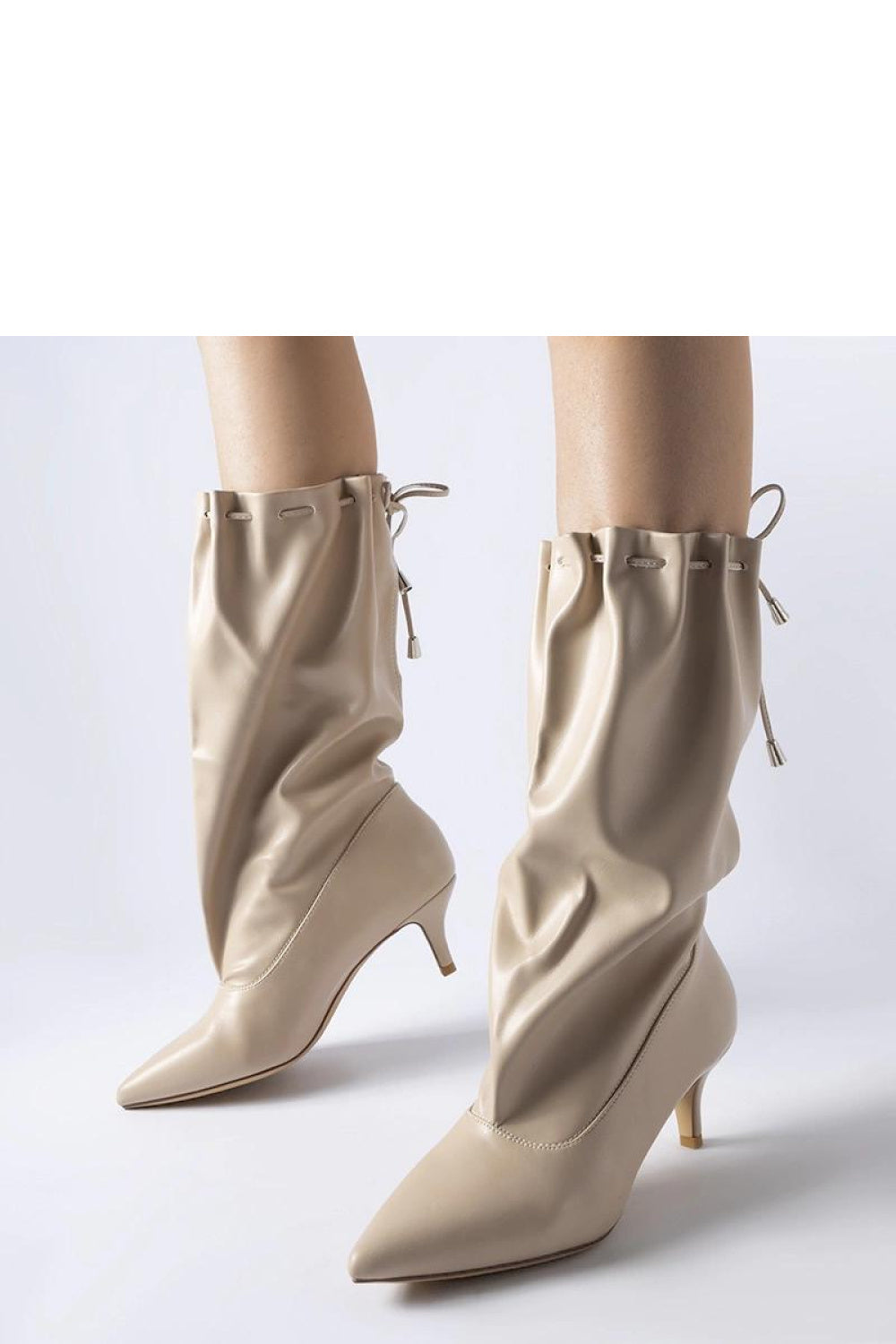 Bottes femme Solea À Talons Aiguilles — beige