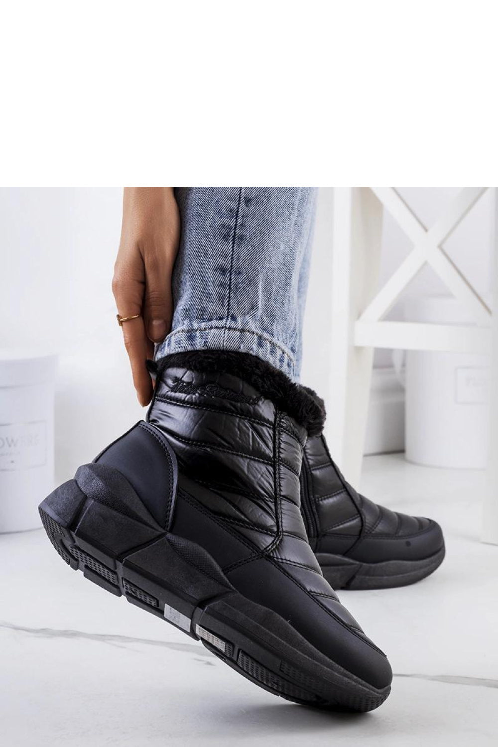 Bottes femme Solea De Neige De — noir