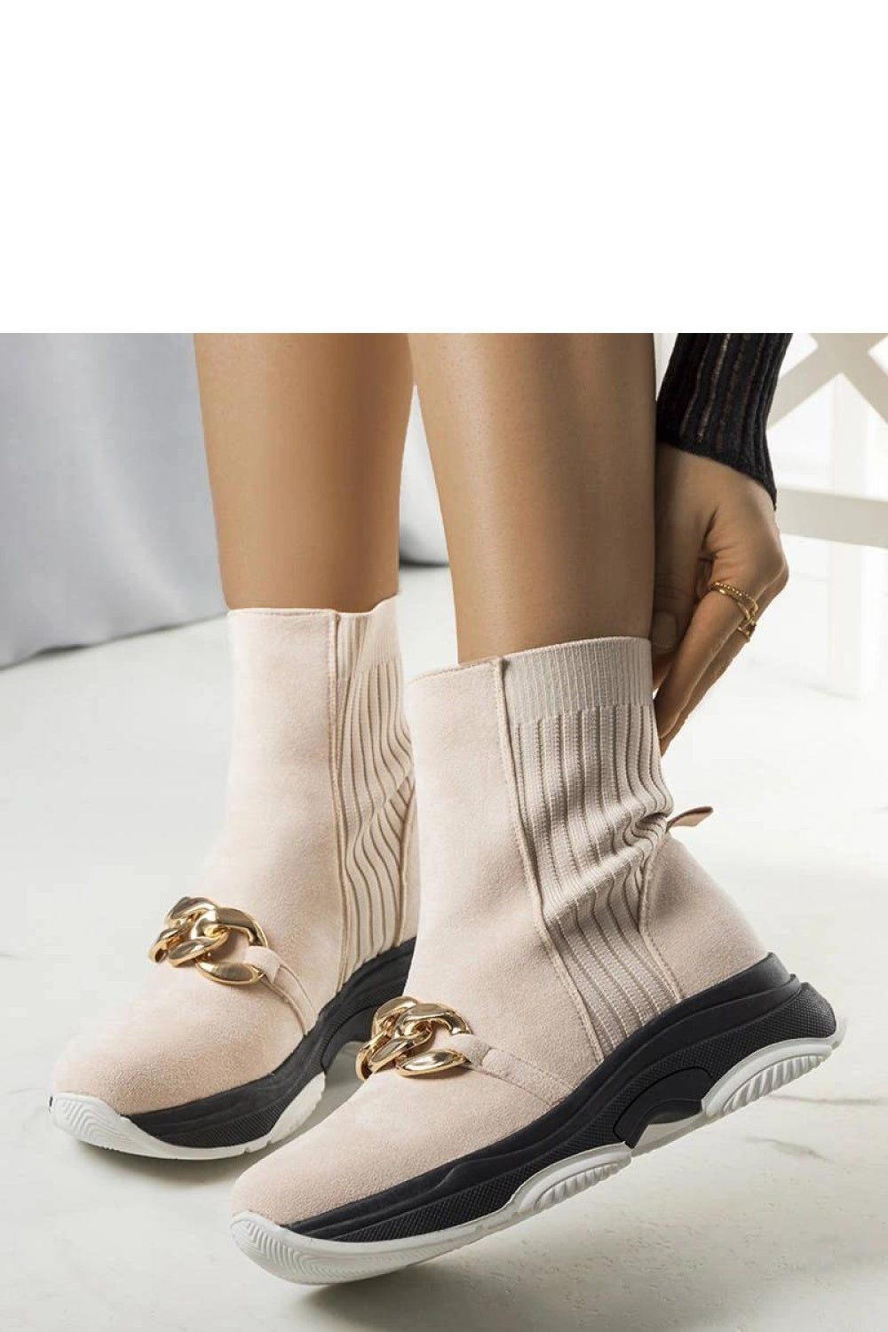 Bottes femme Solea — beige