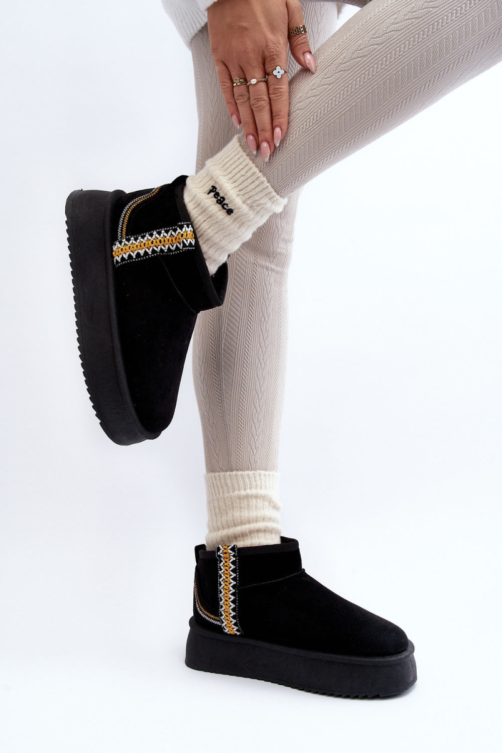 Bottes femme Step in style De Neige De — noir