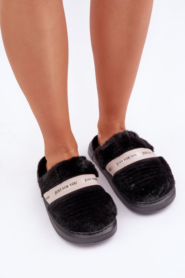 Pantalon femme Step in style Pantoufles Pantoufles — noir