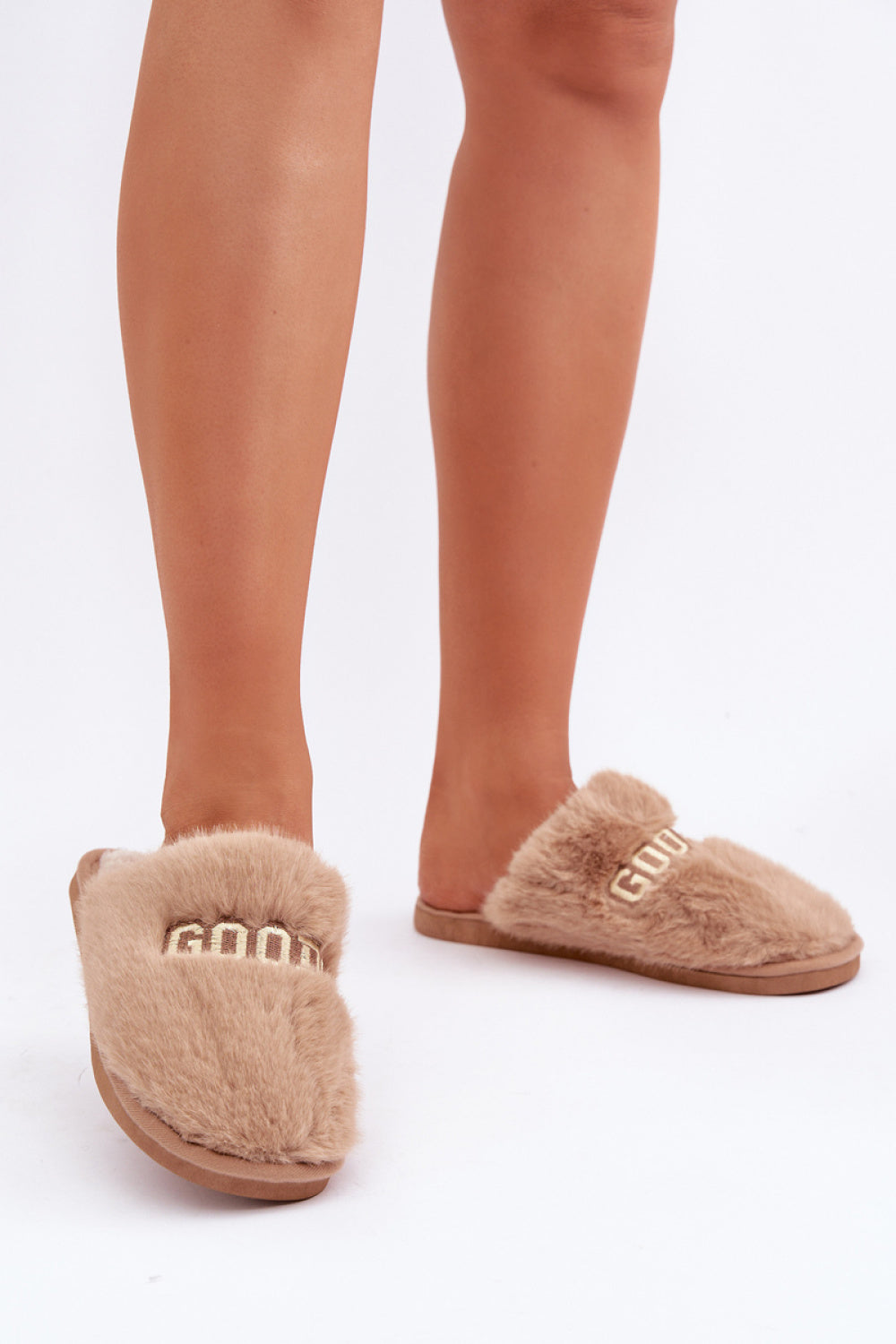 Pantalon femme Step in style Pantoufles Pantoufles — brun