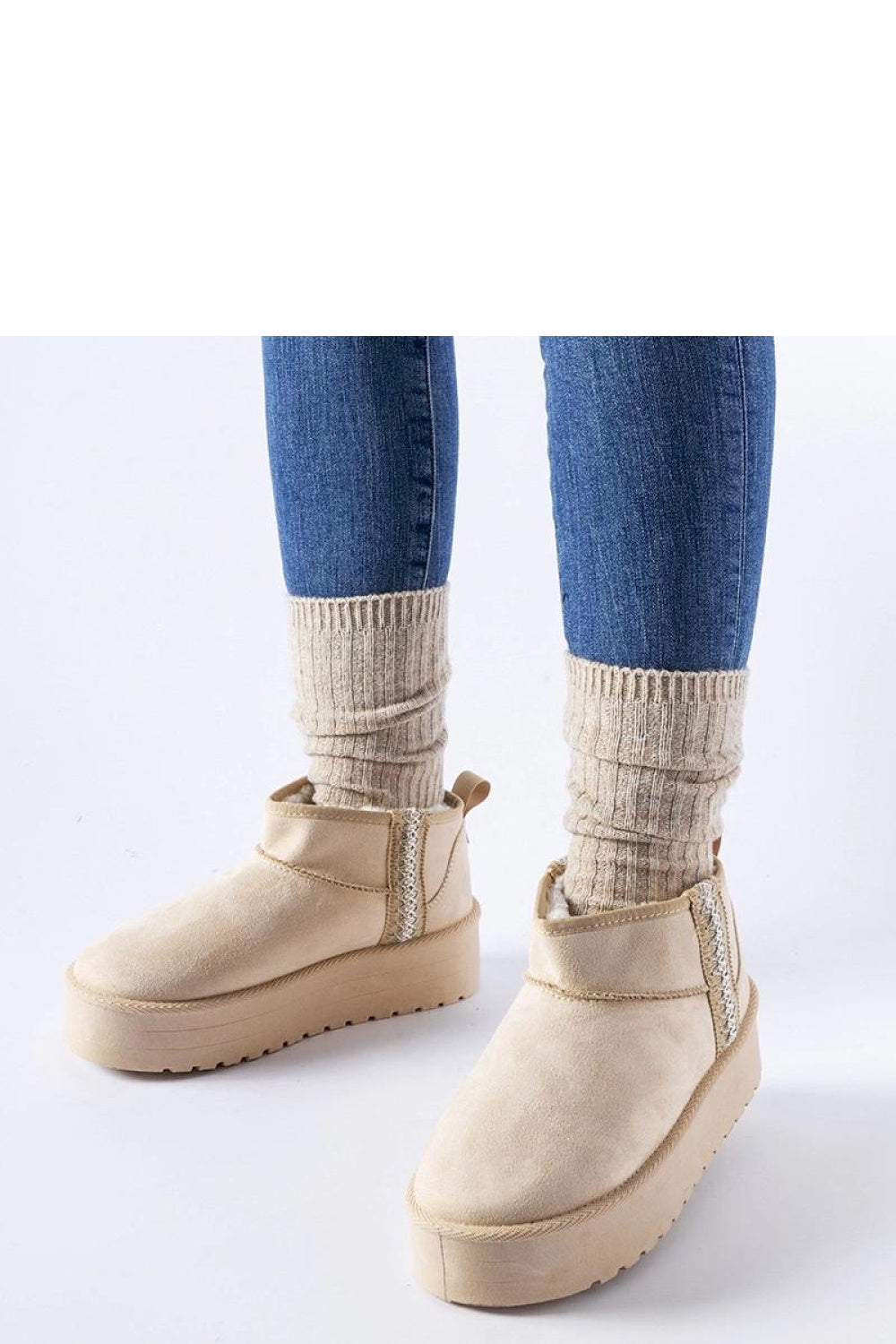 Bottes femme Solea De Neige De — beige