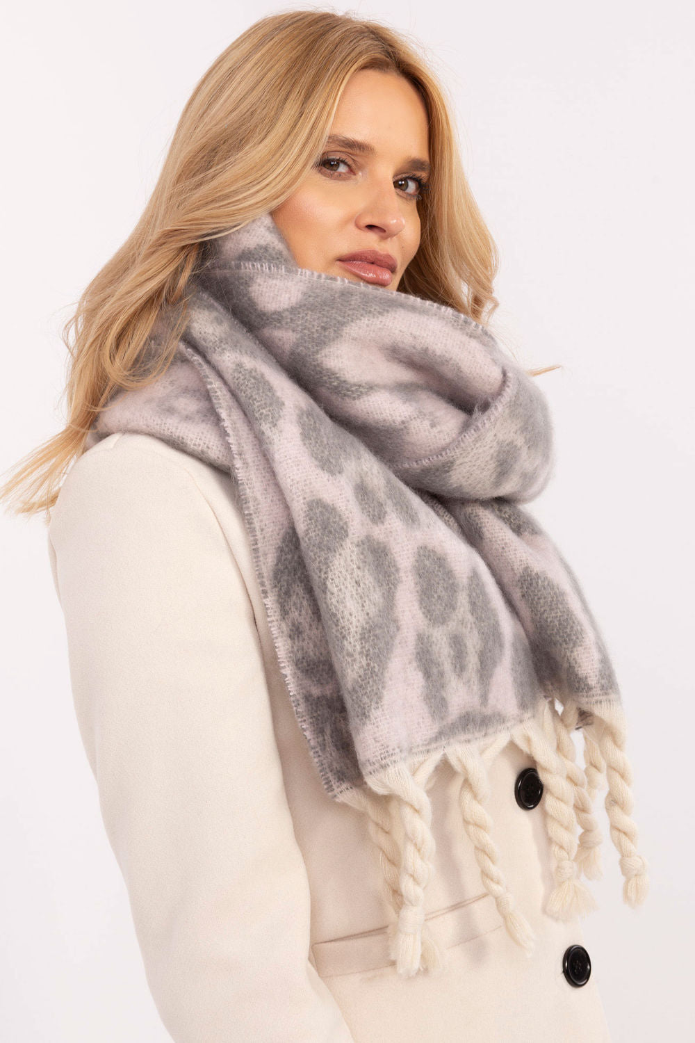 Châle femme AT — rosé