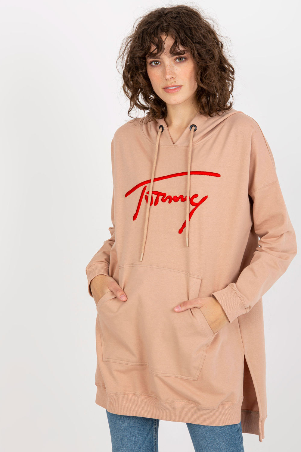 T-shirt femme Factory Price Sweatshirt Sweatshirt — beige