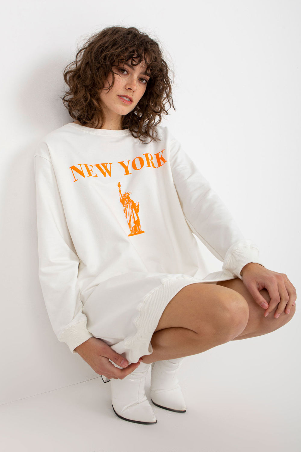 T-shirt femme Factory Price Sweatshirt Sweatshirt — beige