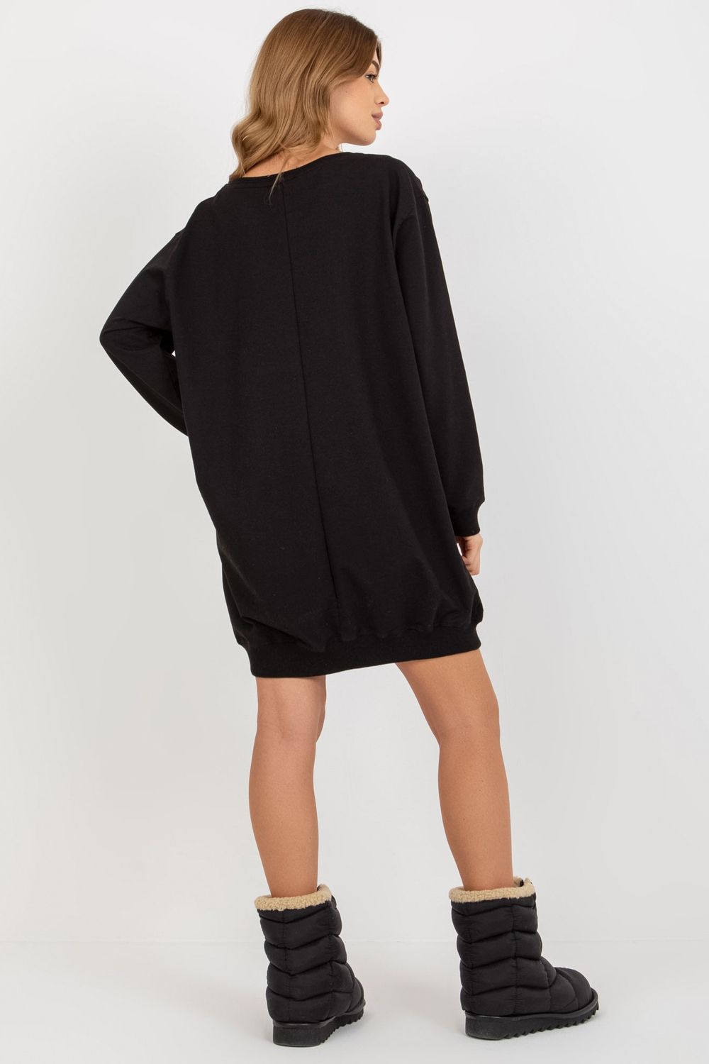 T-shirt femme Factory Price Sweatshirt Sweatshirt — noir