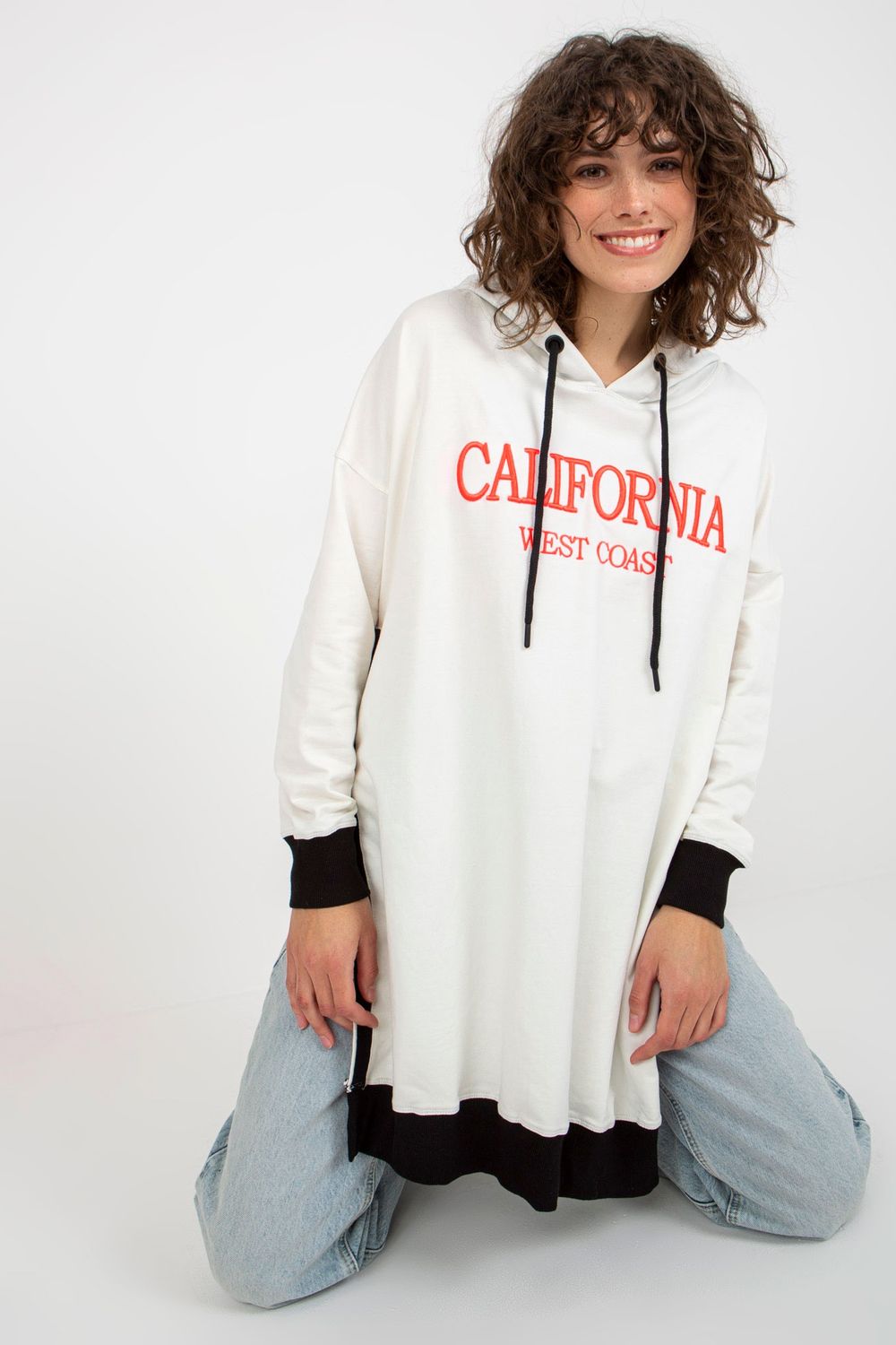 T-shirt femme Factory Price Sweatshirt Sweatshirt — beige