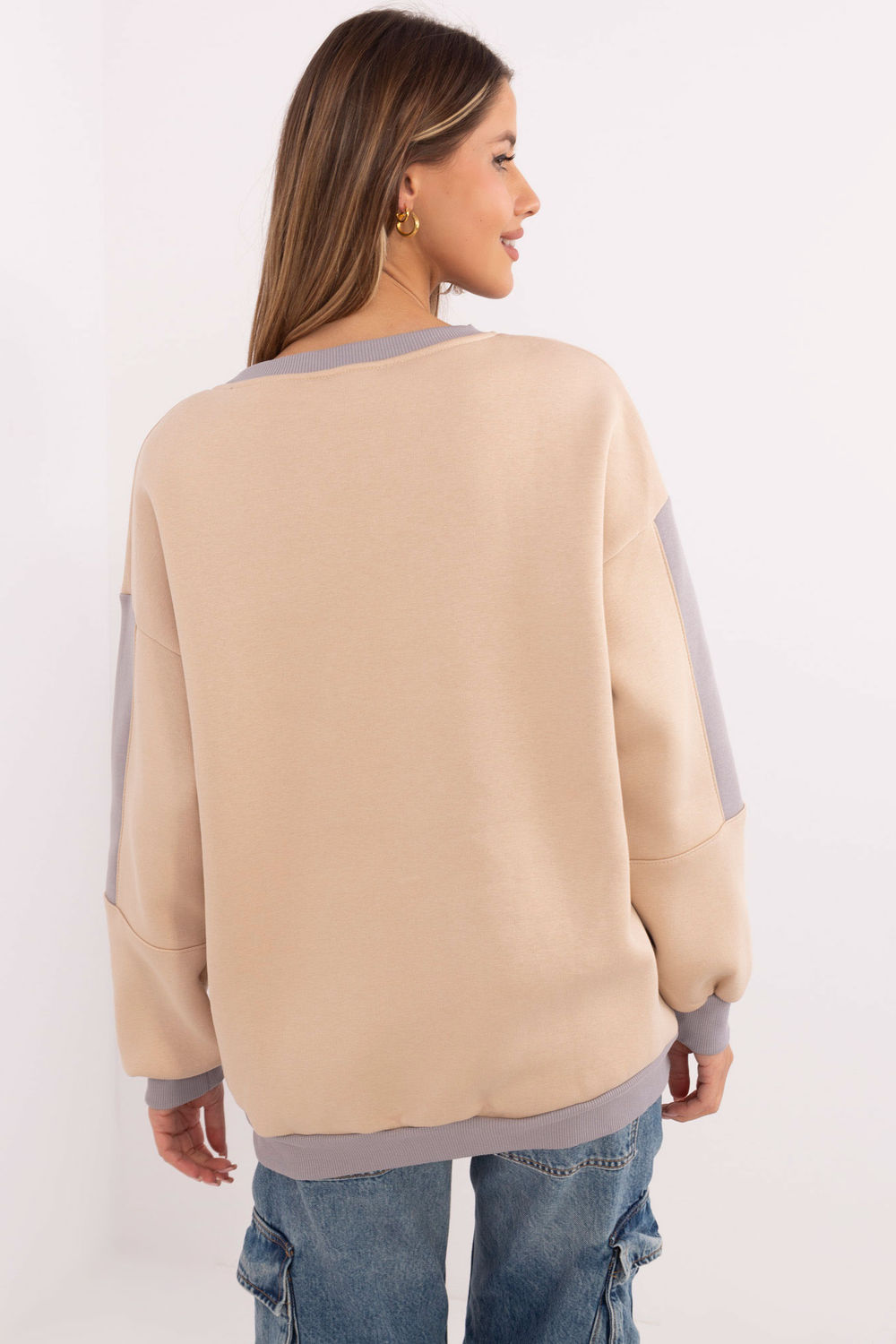 T-shirt femme Factory Price Sweatshirt Sweatshirt — beige