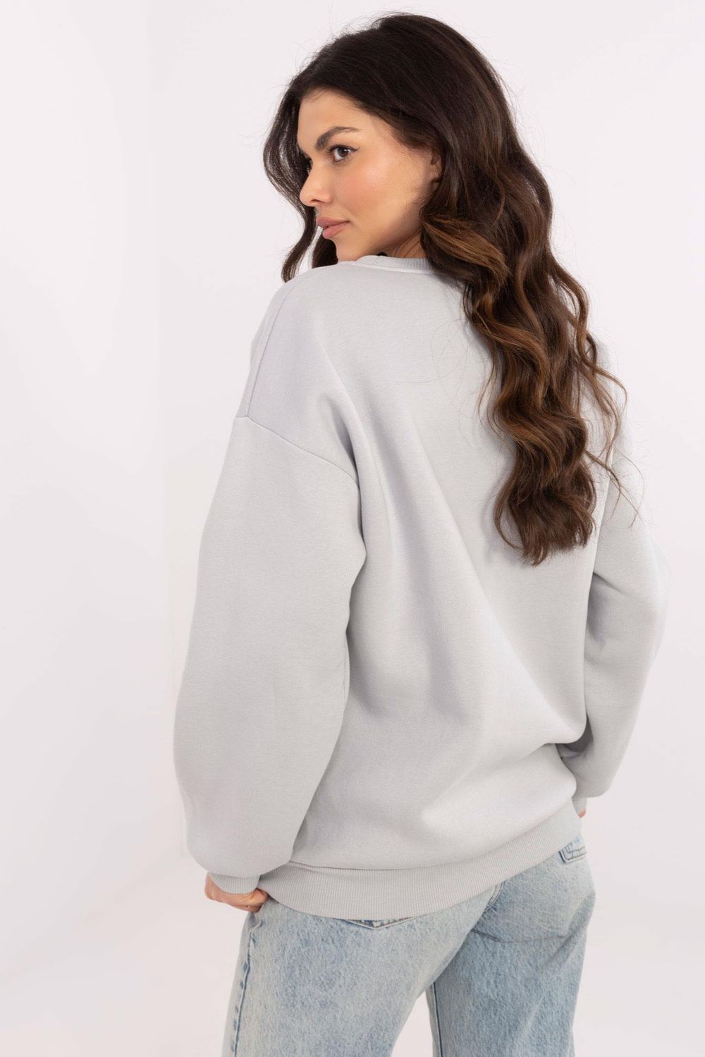 T-shirt femme Factory Price Sweatshirt Sweatshirt — gris