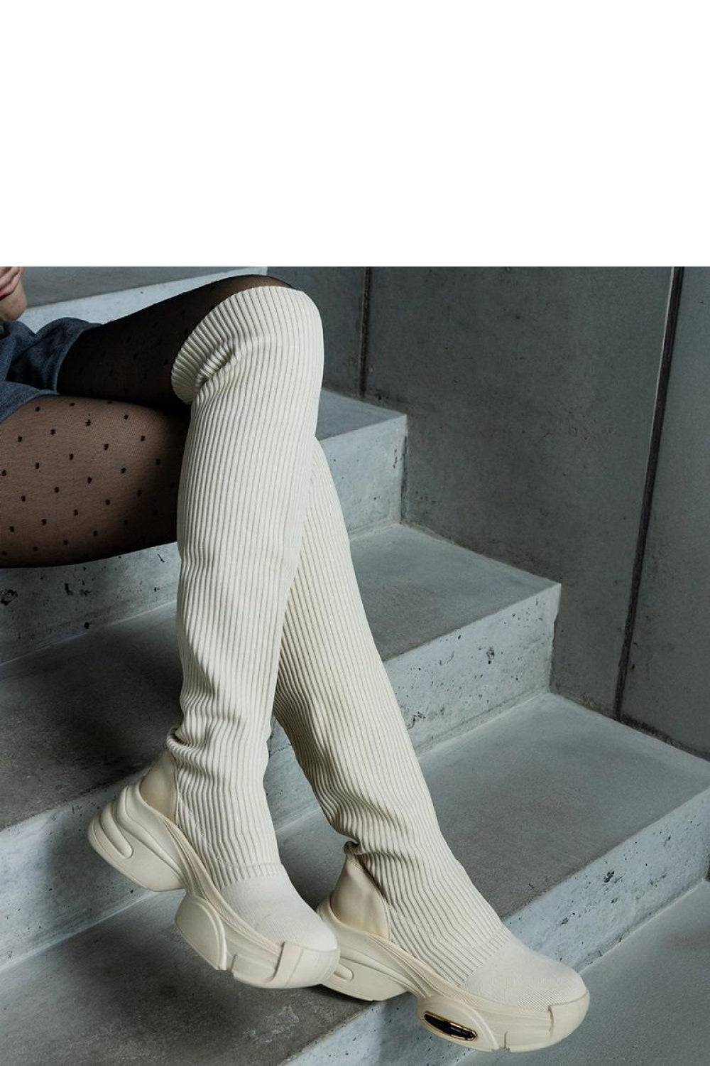 Bottes femme Solea Cuissardes Cuissardes — beige
