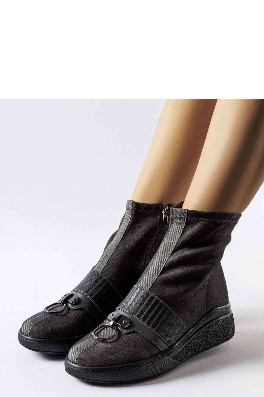 Bottes femme Solea Cothurnes Cothurnes — gris