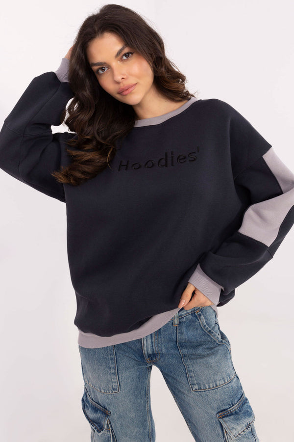 T-shirt femme Factory Price Sweatshirt Sweatshirt — bleu marine