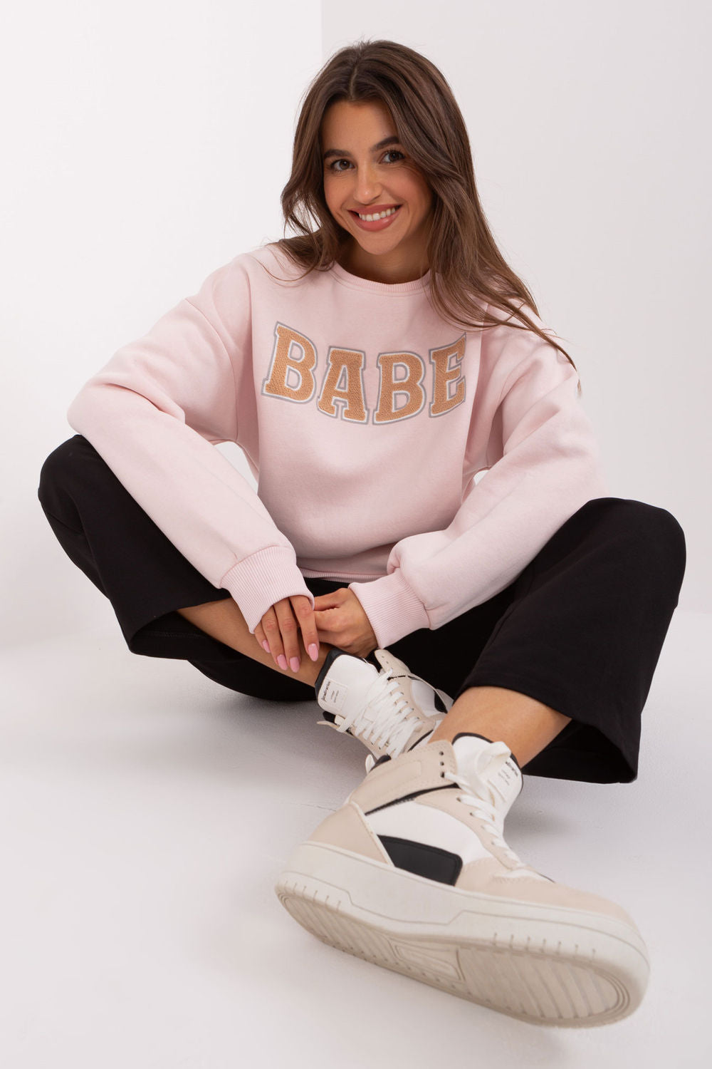 T-shirt femme Factory Price Sweatshirt Sweatshirt — rosé