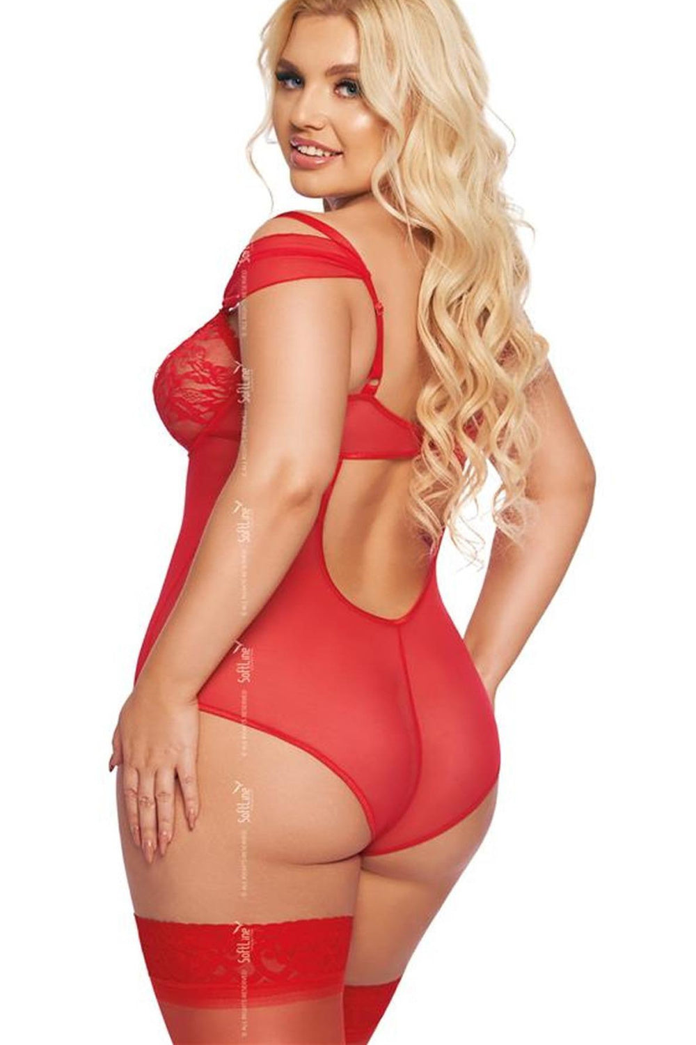 Corset femme SoftLine Collection — rouge
