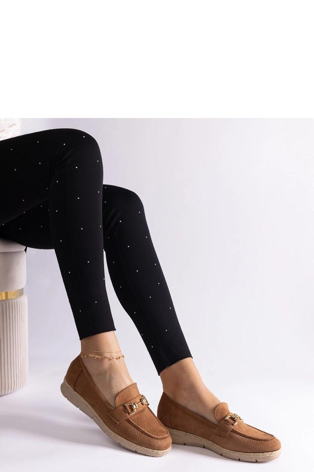 Moccasins femme Solea — brun
