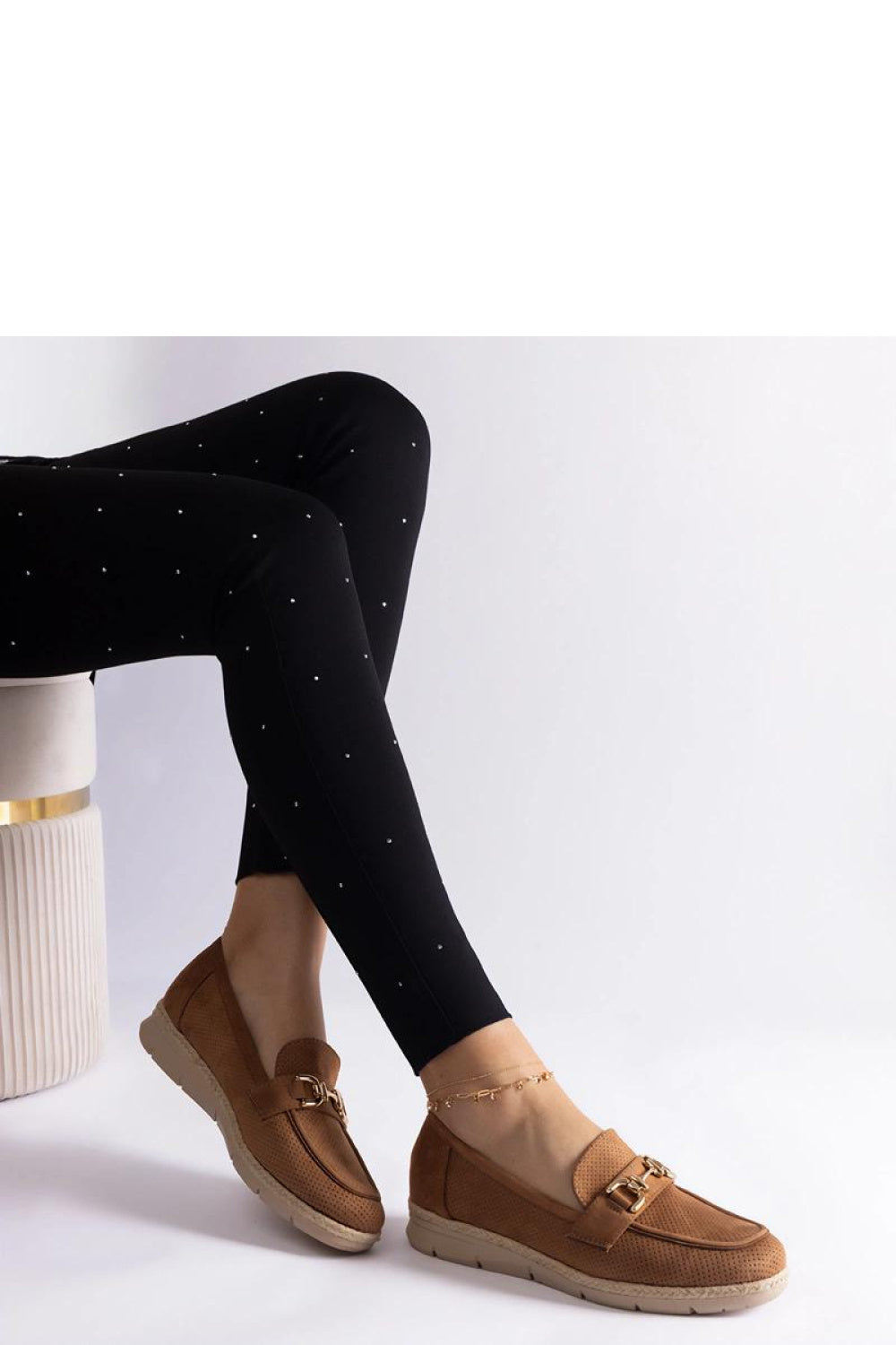 Moccasins femme Solea — brun