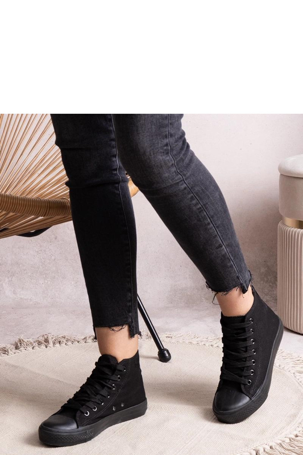 Baskets femme Solea — noir