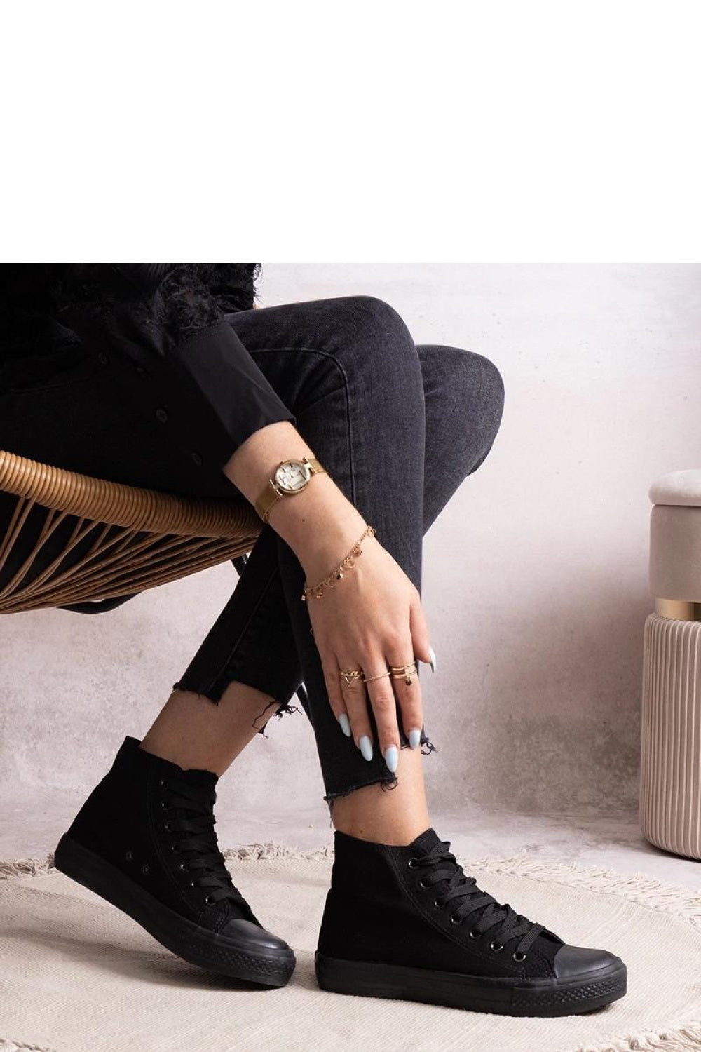 Baskets femme Solea — noir