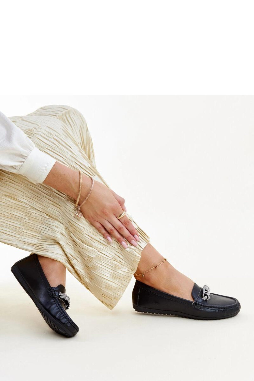 Moccasins femme Solea — noir