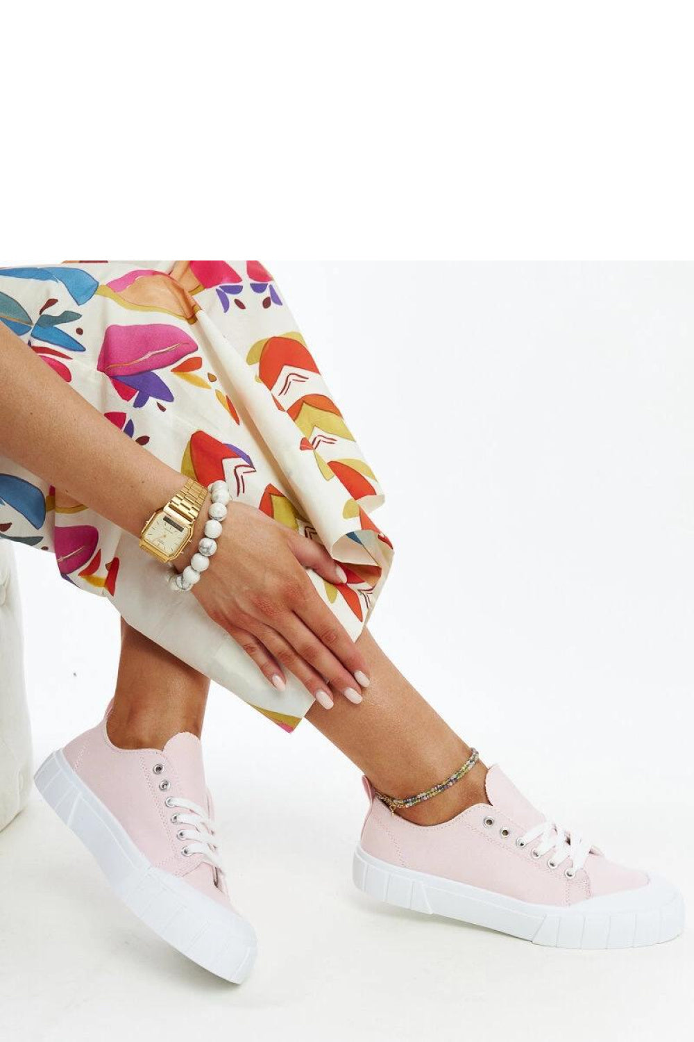 Baskets femme Solea — rosé