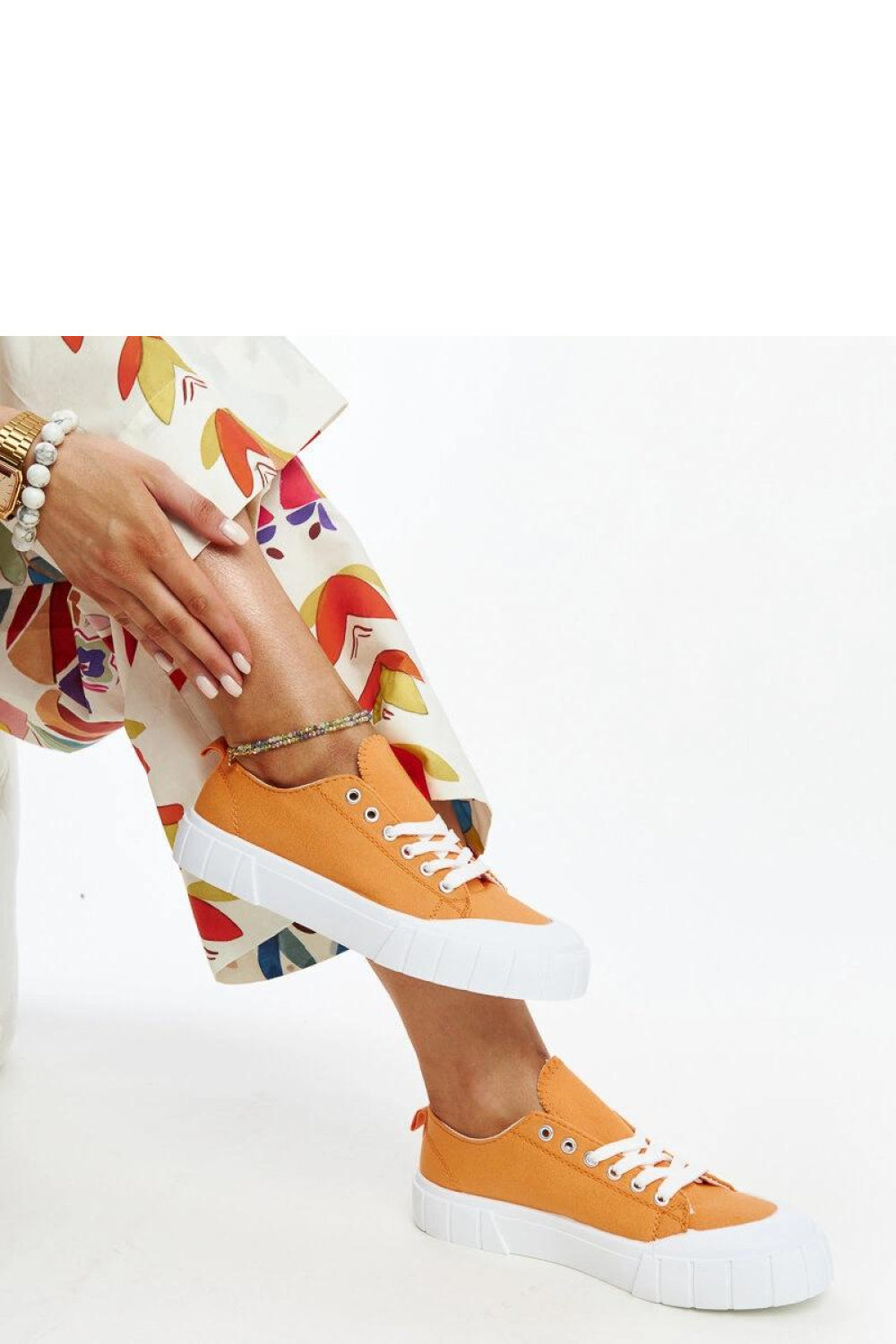 Baskets femme Solea — orange