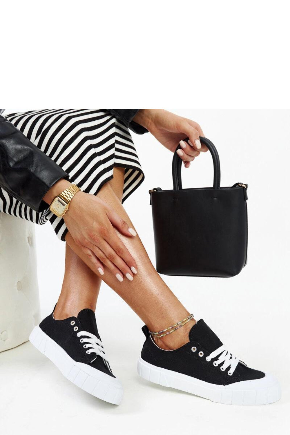 Baskets femme Solea — noir