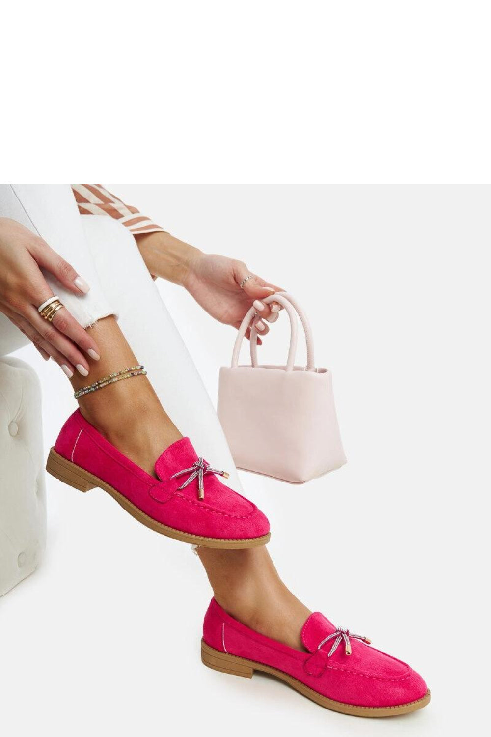 Moccasins femme Solea — rosé
