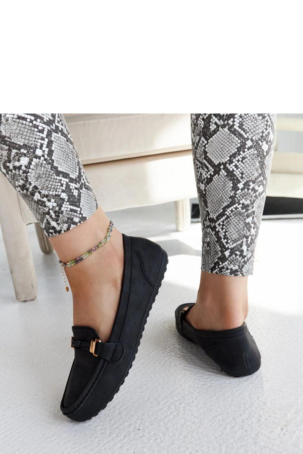 Moccasins femme Solea — noir