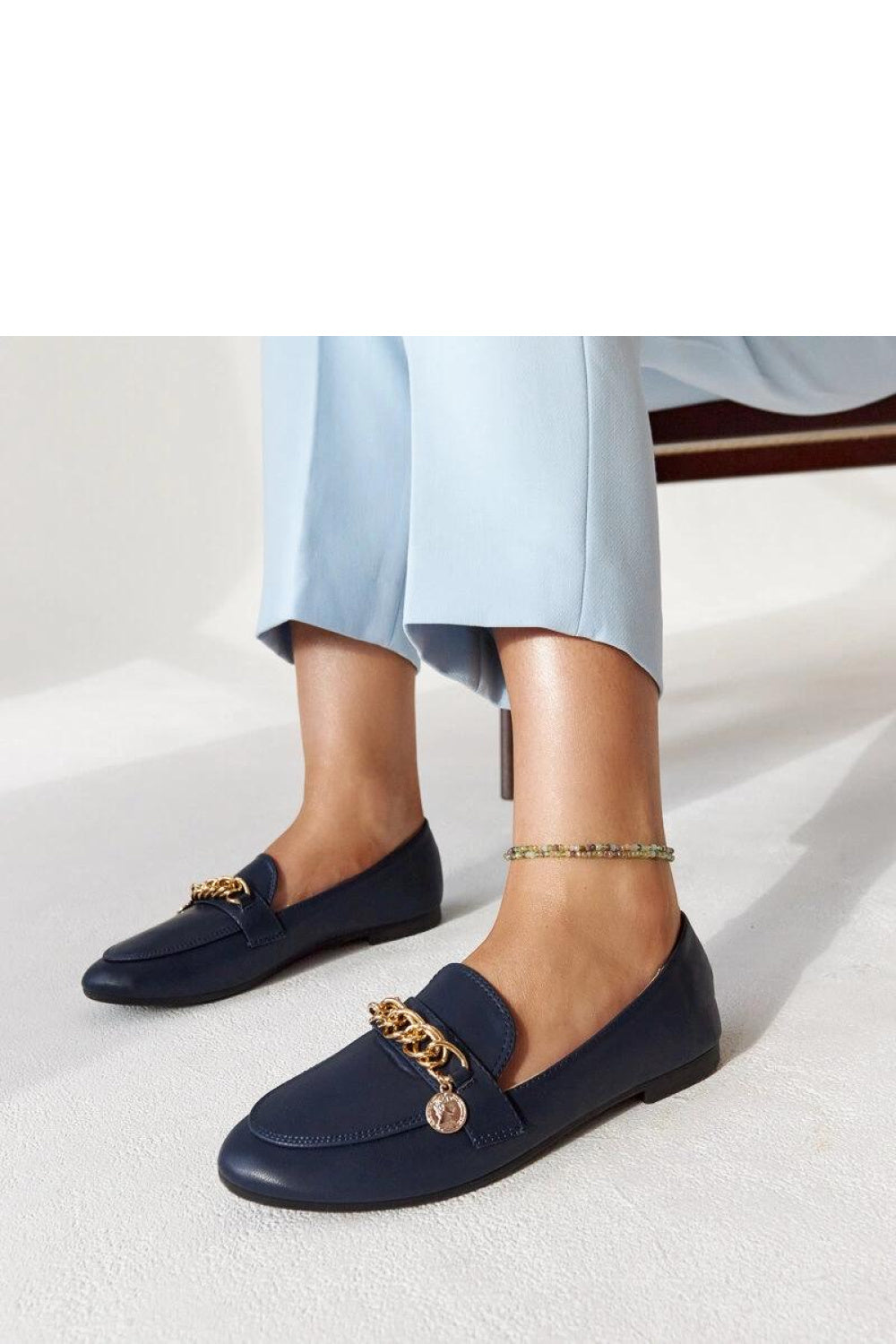 Moccasins femme Solea — bleu