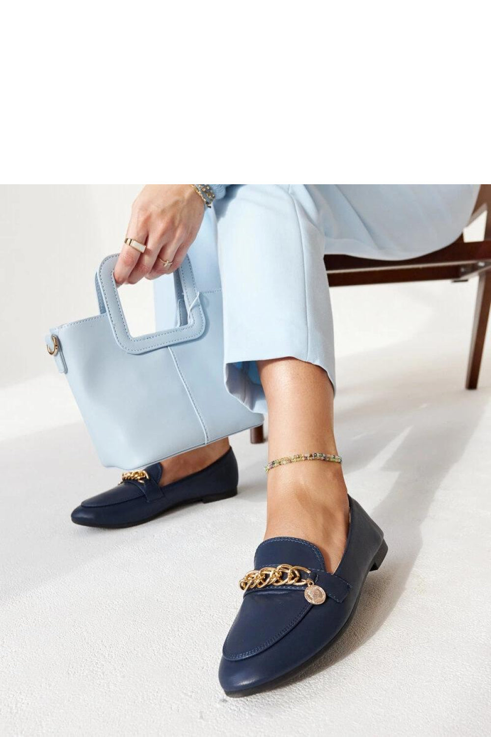 Moccasins femme Solea — bleu