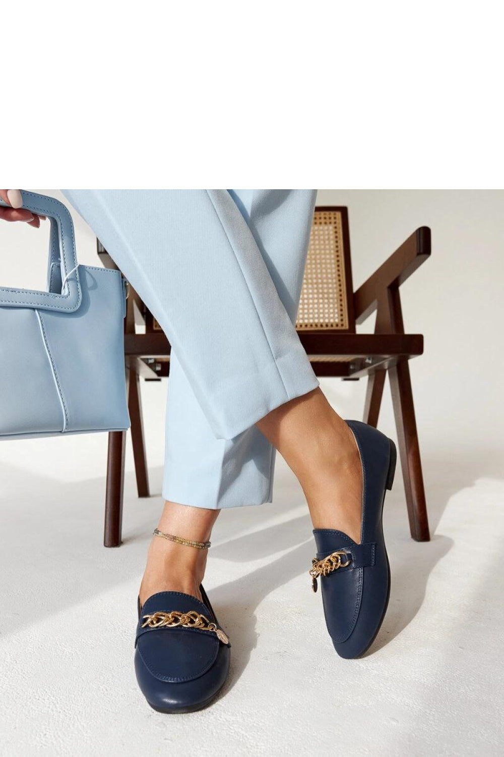 Moccasins femme Solea — bleu