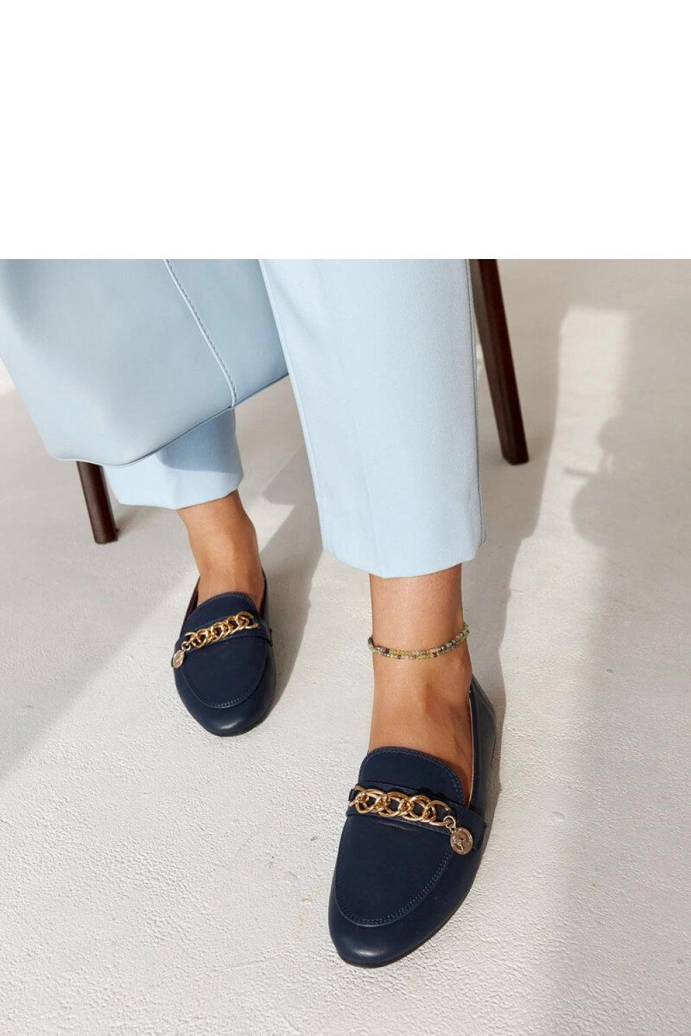 Moccasins femme Solea — bleu