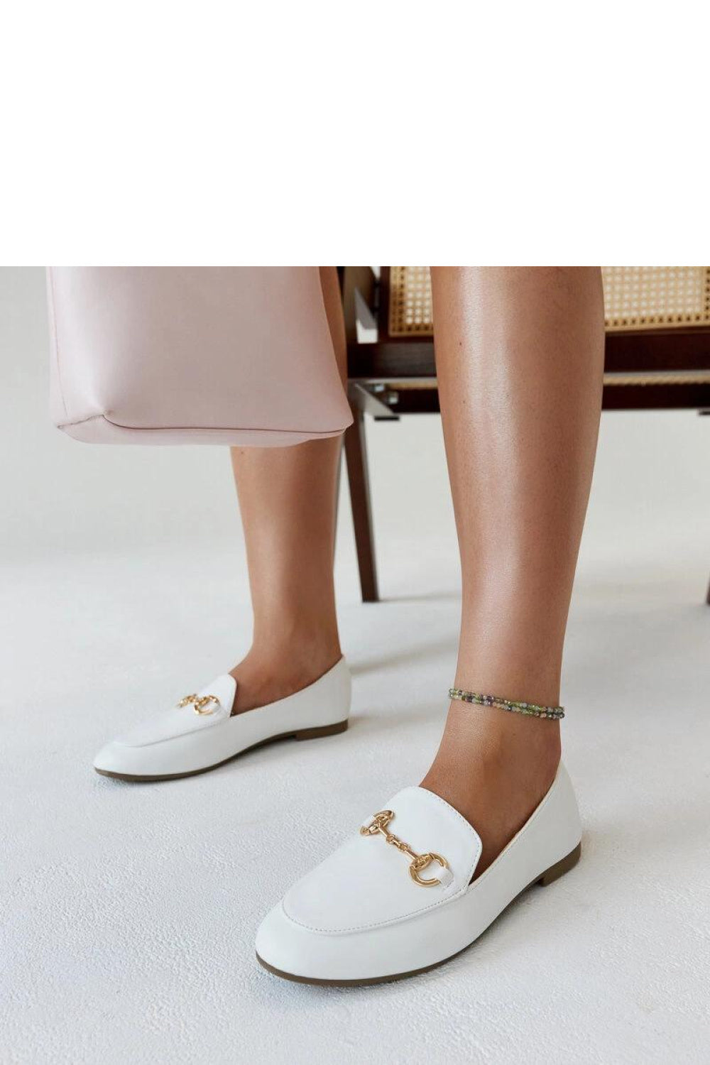 Moccasins femme Solea — blanc