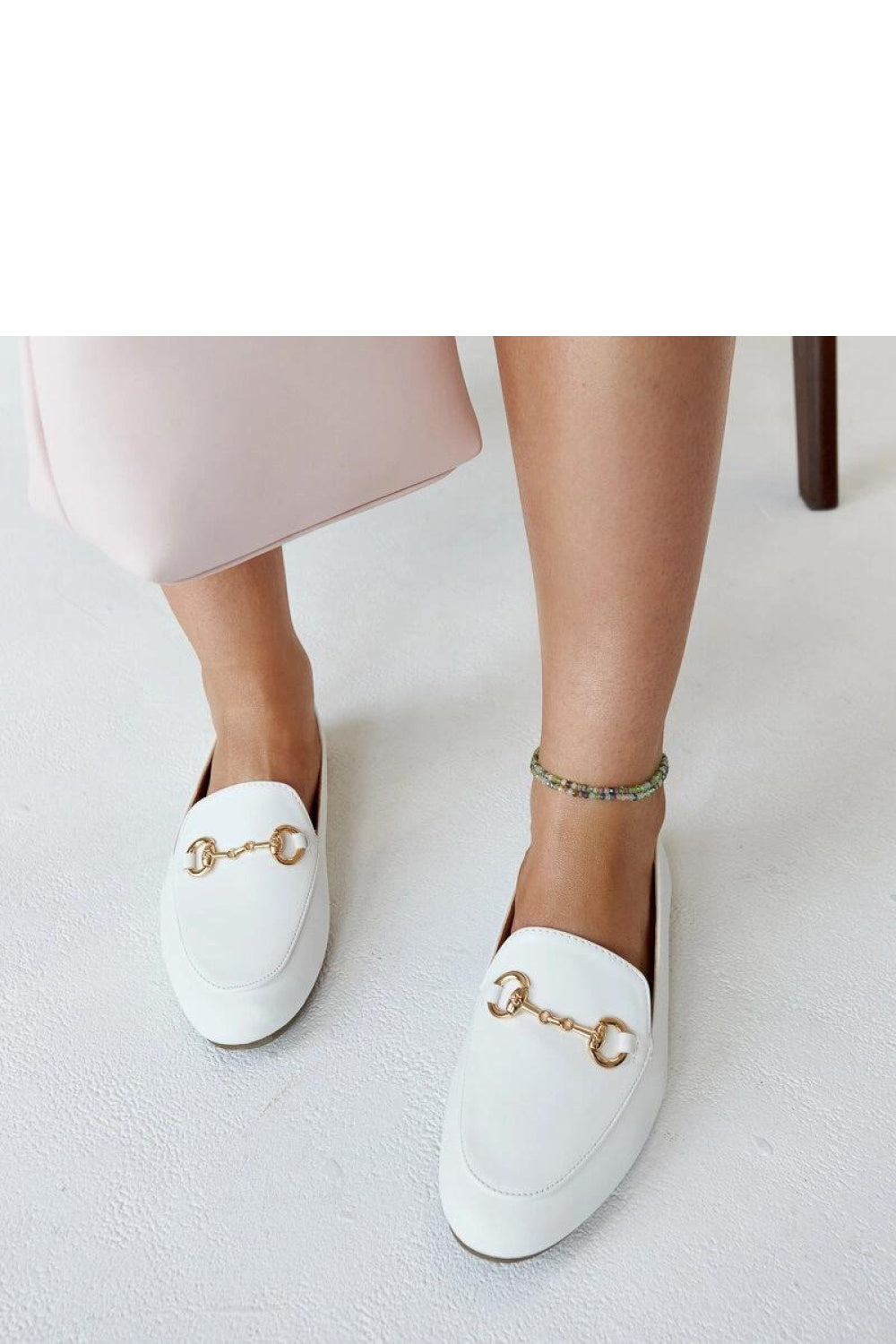 Moccasins femme Solea — blanc