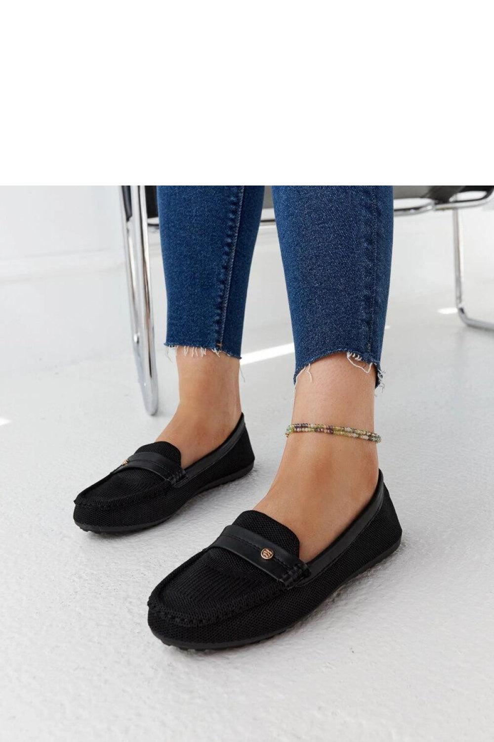 Moccasins femme Solea — noir