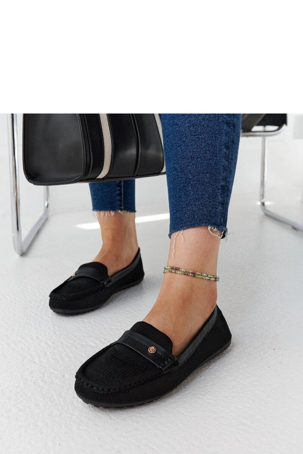 Moccasins femme Solea — noir