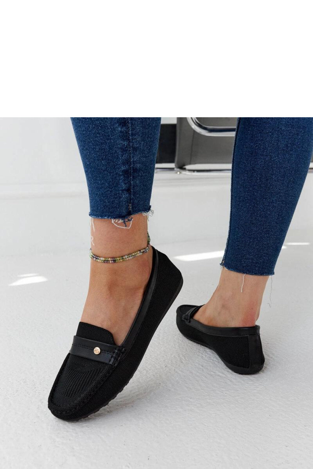 Moccasins femme Solea — noir